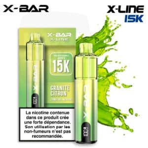 x-bar, xbar, x bar, puff 15k, puff xbar 15k, xbar xline, x-bar x-line, x-line 15k, puff x-line, x-line granité citron, xline granité citron, x bar gratiné citron,