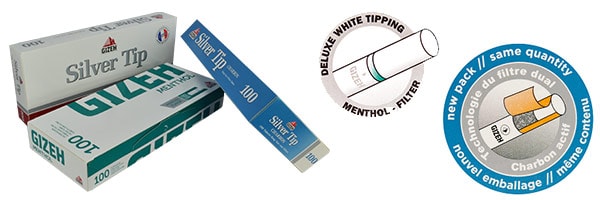 Tube cigarette Gizeh, Tube Gizeh Silver, Tube Gizeh