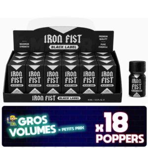 iron fist mini black label, petit iron fist noir 10ml, mini iron fist black