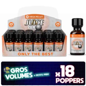 Poppers Jungle Juice Zéro 24 ml x18