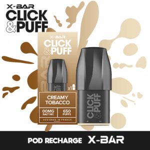 pod creamy tobacco click and puff, click and puff pod creamy tobacco