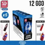 recharge waka sogood ghost myrtille framboise gummy pack, waka so good