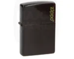 Briquet Zippo finition marron foncé brillante