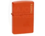 Briquet Zippo orange mat