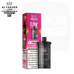 cartouche Al Fakher 50K goût Chewing-gum Fraise avec packaging
