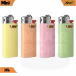 Lot de 4 briquets BIC Mini Pastel aux couleurs douces unies