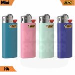 Lot de 4 briquets BIC Mini Mineral Tones aux teintes minérales mates et douces