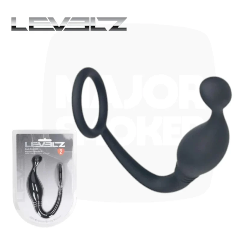 Cockring-Stimulateur prostate Ringpy L 12 x 3.3cm Ringpy L Levelz, cockring et stimulateur de prostate en silicone, avec emballage