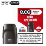 Pod pré-rempli e-CG Argus saveur Goût Américain (classic blond), 2ml, 10mg de nicotine