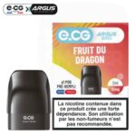 Pod pré-rempli e-CG Argus saveur Fruit du Dragon, contenance de 2ml et 10mg de nicotine