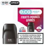 Pod pré-rempli e-CG Argus saveur Fruits Rouges Givrés, 2ml en 10mg de nicotine