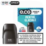 Pod pré-rempli e-CG Argus saveur Menthe Glaciale, 2ml, 10mg de nicotine