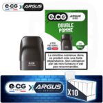 Lot de 10 pods pré-remplis e-CG Argus saveur Double Pomme, contenance 2ml