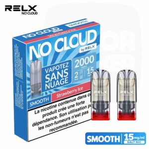 Recharges Pods RELX No Cloud Smooth Strawberry Ice | 15mg