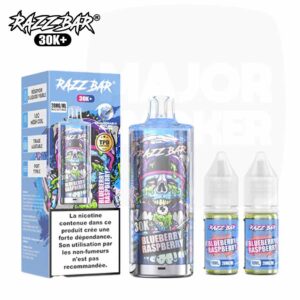 Puff Razzbar 30K Blueberry Raspberry - Kit complet