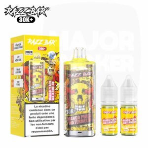 Puff Razzbar 30K Mango Peach Watermelon - Kit complet