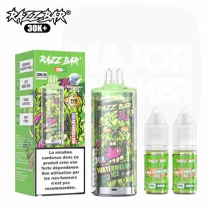 Puff Razzbar 30K Watermelon Ice - Kit complet