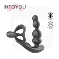 Klark INTOYOU, emballage du plug anal vibrant et rotatif avec télécommande