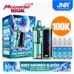 Puff JNR 100K Meteorite Wild Berries Ice avec recharges