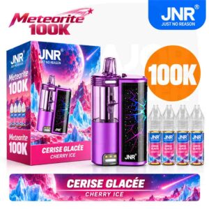 Puff JNR 100K Meteorite Cherry Ice avec recharges