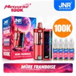 Puff JNR 100K Meteorite Blackberry Red Raspberry avec recharges