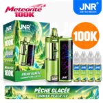 Puff JNR 100K Meteorite Summer Peach Ice avec recharges