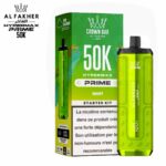 Pod Al Fakher Crown Bar Hypermax Prime 50K saveur Mint