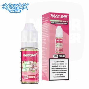 E-liquide Razz Bar Fraise Framboise Cerise Glacée 10 ml