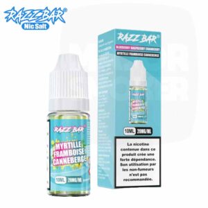 E-liquide Razz Bar Myrtille Framboise Canneberge 10 ml Nic Salt