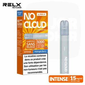 Starter kit RELX No Cloud Intense Midnight Berry - Perles des bois