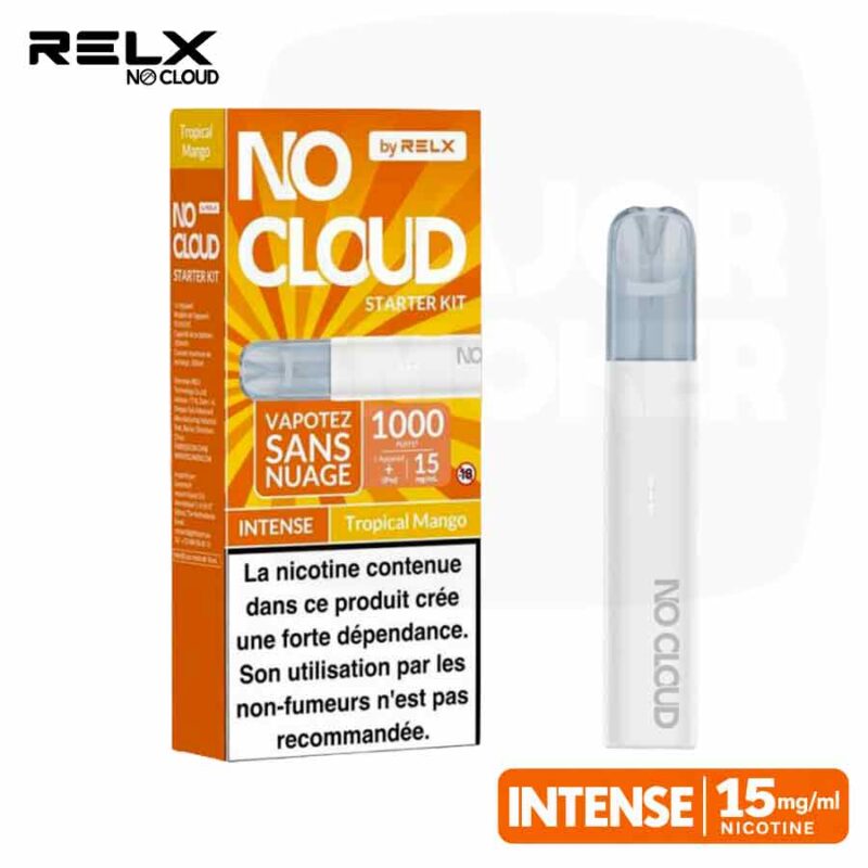 Starter kit RELX No Cloud Intense Tropical Mango - Triple mangue