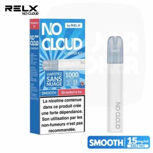 Kit Découverte RELX No Cloud Smooth Strawberry Ice | 15mg