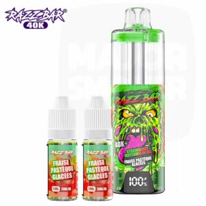 Puff Razz Bar 40K Strawberry Watermelon – Fraise Pastèque Glacées