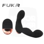 Stimulateur de prostate Mars Vibe FUKR et sa télécommande, silicone noir