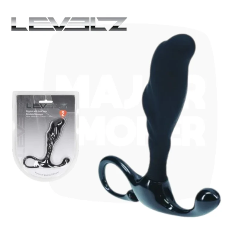 Stimulateur de prostate Rippled M 9 x 2.5cm Rippled M Levelz, stimulateur de prostate, avec emballage
