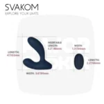 Vick Neo 2 SVAKOM, stimulateur de prostate avec son emballage et sa télécommande