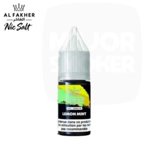 Flacon e-liquide Lemon Mint Al Fakher Nic Salt 10 ml 20 mg/ml