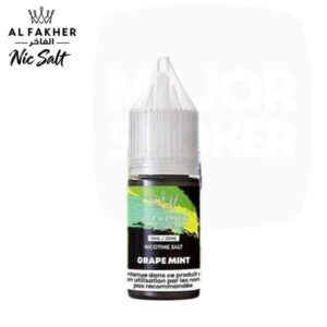 Flacon e-liquide Grape Mint Al Fakher Nic Salt 10 ml 20 mg/ml