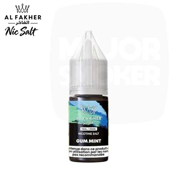 eliquide gum-mint-nic-salt-20mg-10ml-al-fakher majorsmoker.com Flacon e-liquide Gum Mint Al Fakher Nic Salt 10 ml 20 mg/ml