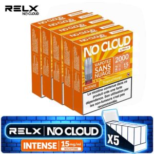 Pack 5 Boîtes RELX No Cloud Intense Tropical Mango | 15mg