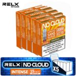 Pack 5 Boîtes RELX No Cloud Intense Velvet Brown Classic | 15mg