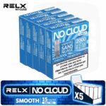 Pack 5 Boîtes Recharges RELX No Cloud Smooth Midnight Berry | 15mg