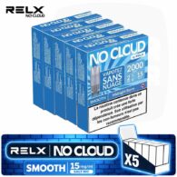 Pack 5 Boîtes Recharges RELX No Cloud Smooth Midnight Berry | 15mg