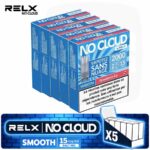 relx-no-cloud-smooth-strawberry-ice-fraise-glace-5-boites-majorsmoker.com Pack 5 Boîtes Recharges RELX No Cloud Smooth Strawberry Ice | 15mg