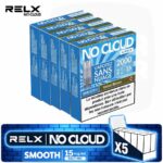 Pack 5 Boîtes Recharges RELX No Cloud Smooth Velvet Brown | 15mg