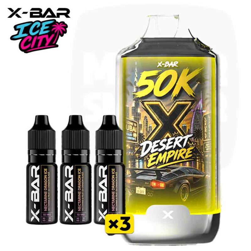 Kit X-Bar 50K Ice City Desert Empire Nectarine Dragon Ice