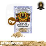 Résine CBD Kush Mousse Zion 10 g en morceaux beige