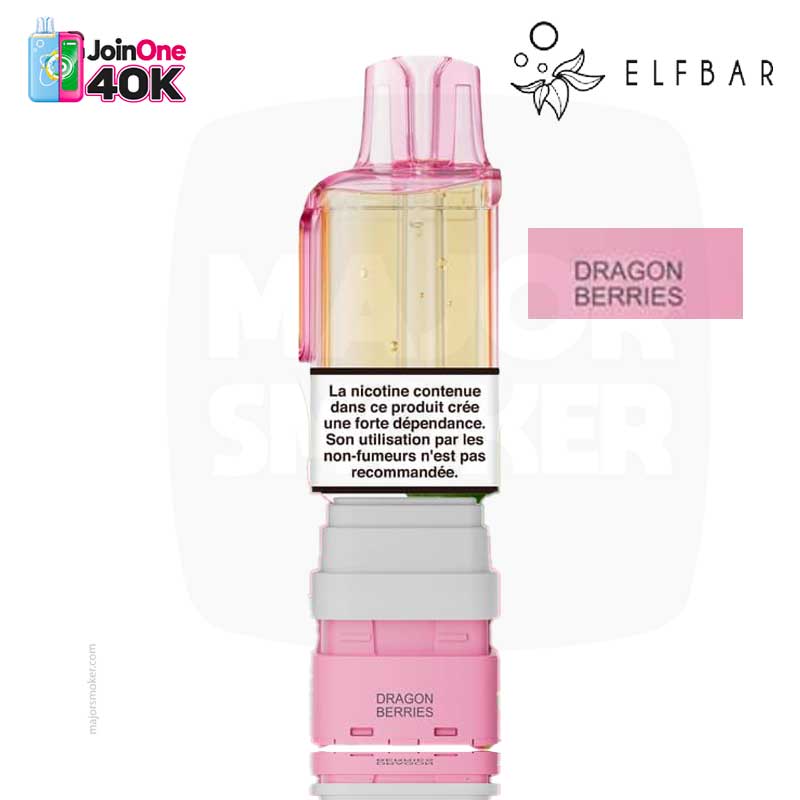 cartouche JoinOne 40K dragon_berries elfbar Cartouche Elfbar JoinOne 40K Dragon Berries