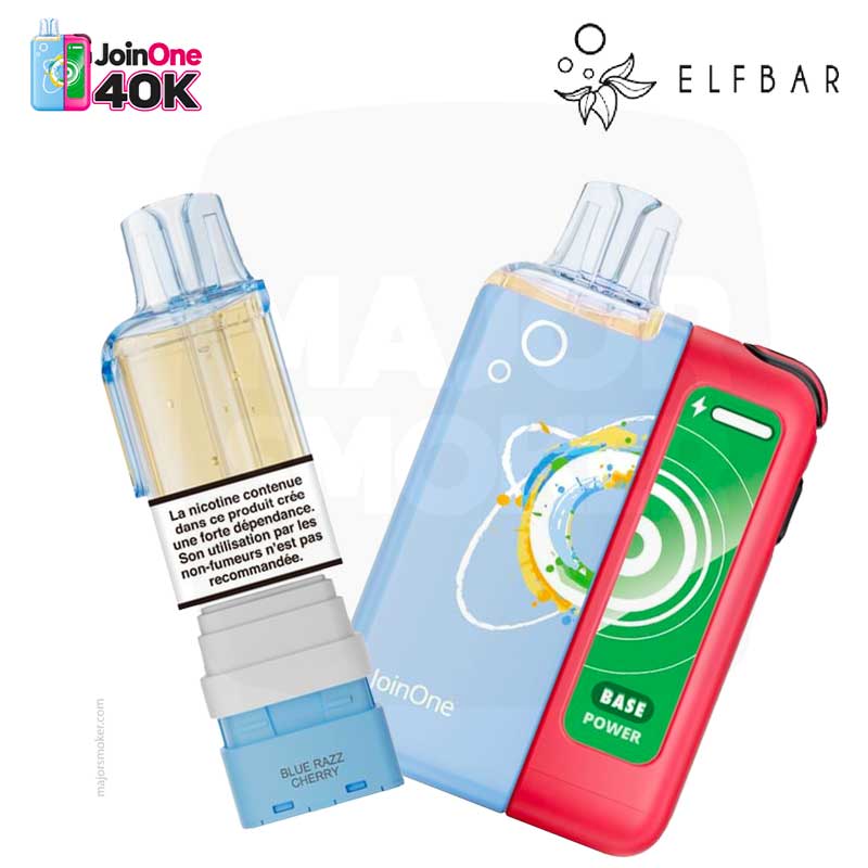 puff joinone 40K ELFBAR blue_razz_cherry Puff Elfbar JoinOne 40K Blue Razz Cherry